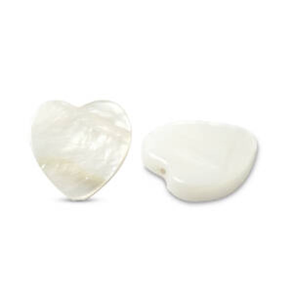 Schelp kralen special heart 9mm