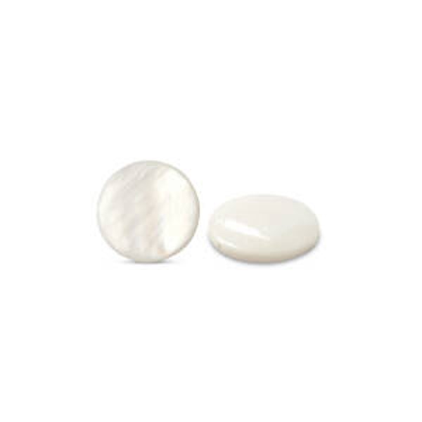 Schelp kralen 6mm. White