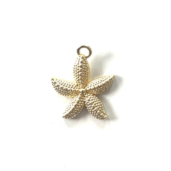 Sea star big bedel metaal goud
