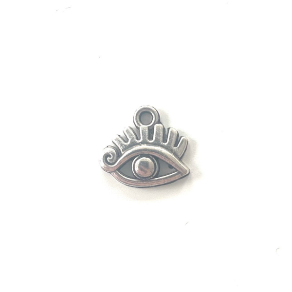 Little eye bedel metaal zilver