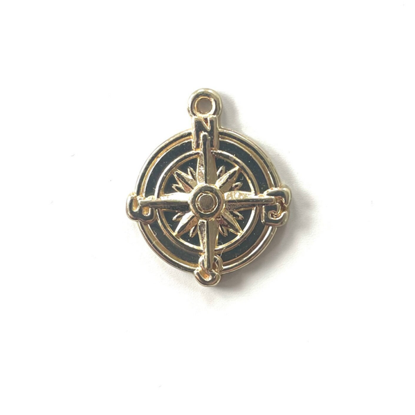 Kompas bedel metaal goud