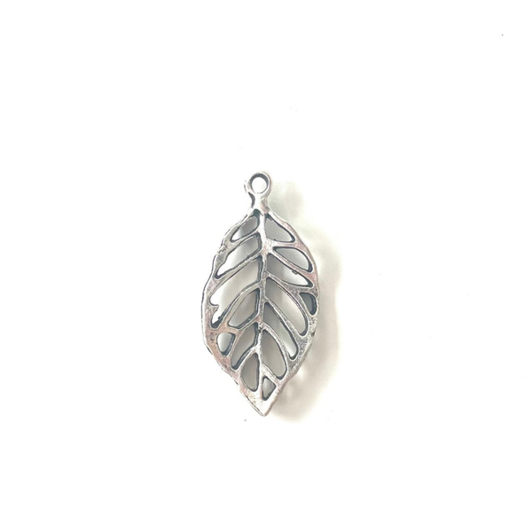 Blad bedel metaal zilver