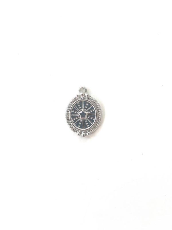 Star mirror bedel metaal zilver