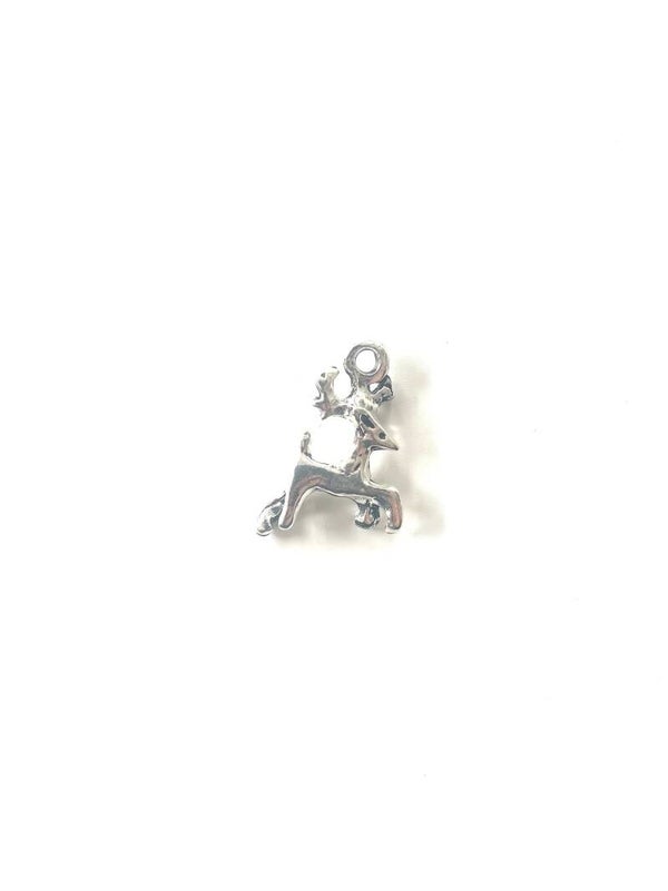 Reindeer bedel metaal zilver