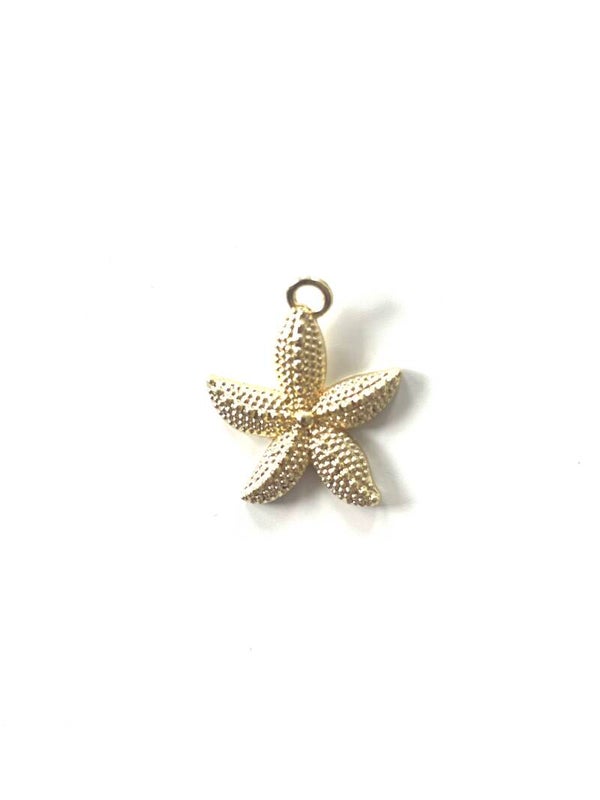 Sea star big bedel metaal goud