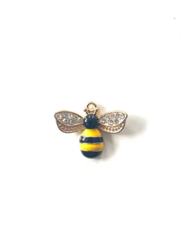 Bee bedel gekleurd metaal goud