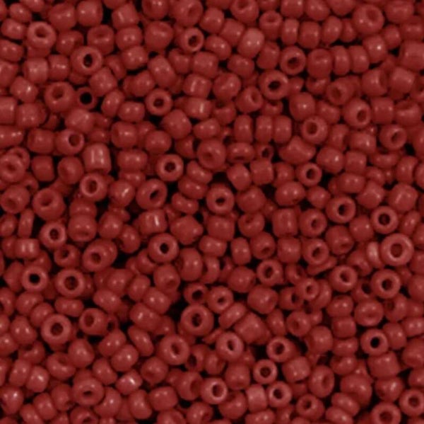 Rocailles 3mm Cabernet red