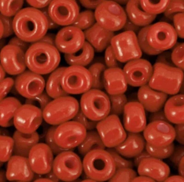 Rocailles 3mm brick red