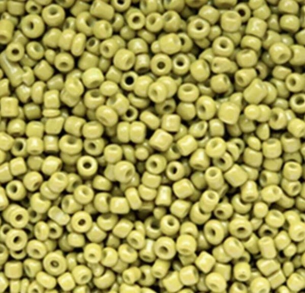 Rocailles 3mm origano green