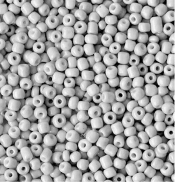 Rocailles 3mm light silk grey