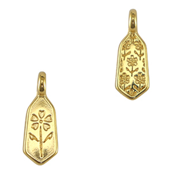 DQ bedel flower goud