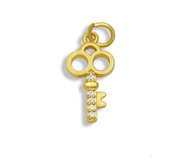 Zirkonia sleutel Goud