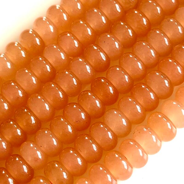Natuursteen kralen disc - chalcedoon 5x8mm