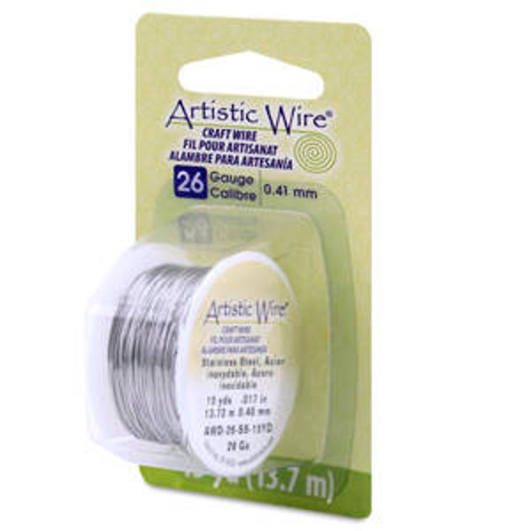Artistic Wire 26Ga 41mm Stainless Steel Craft Wire 13,70m