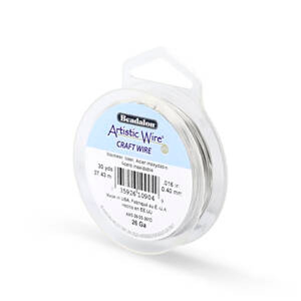 Artistic Wire 26Ga 41mm Stainless Steel Craft Wire 27,40m