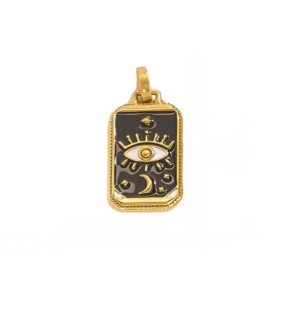 Stainless steel bedel - tarot kaart