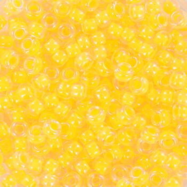 Miyuki seed beads 8/0 luminous orange 8-1121