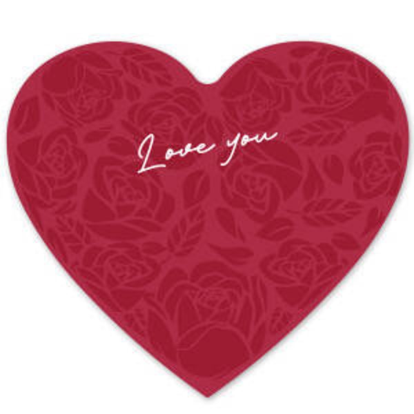 Kaartje hart Love you