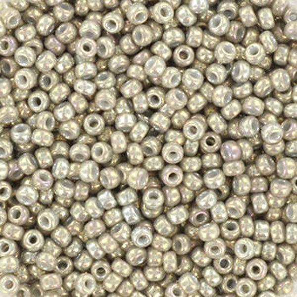 Miyuki 11-1865 opaque luster smoke gray 11/0