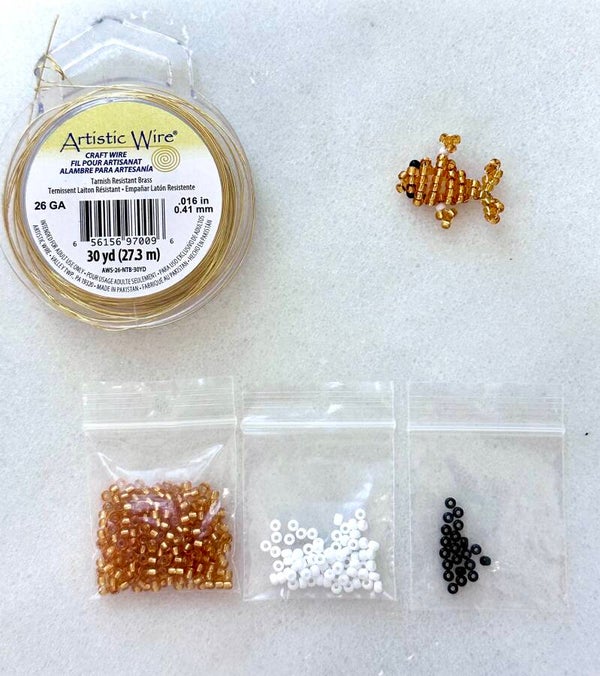 DIY pakket Miyuki goudvis