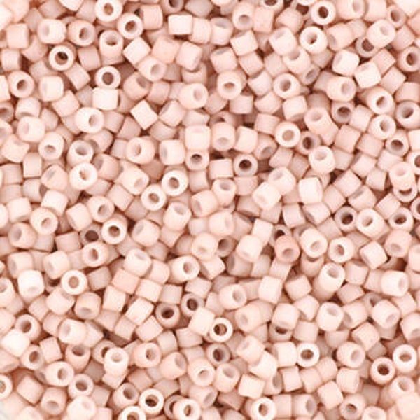 Miyuki delica’s 11/0 opaque matte pink champagne 11-1515