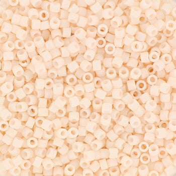 Miyuki delica’s 11/0 opaque matte bisque white DB-1510