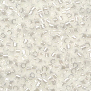Miyuki delica’s 11/0 Ceylon white pearl DB-201