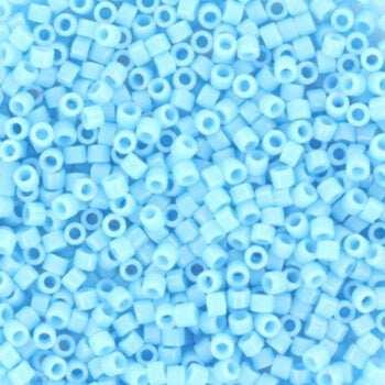 Miyuki delica’s 11/0 opaque turquoise blue DB-725