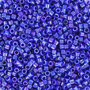 Miyuki delica’s 11/0 opaque luster cobalt DB-216