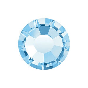 Birthstone March SS16 flat back Aquamarine blue