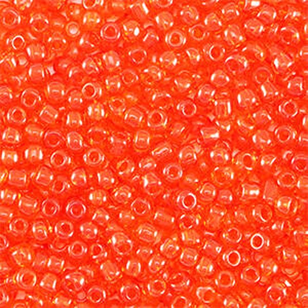Rocailles 2mm transparent red