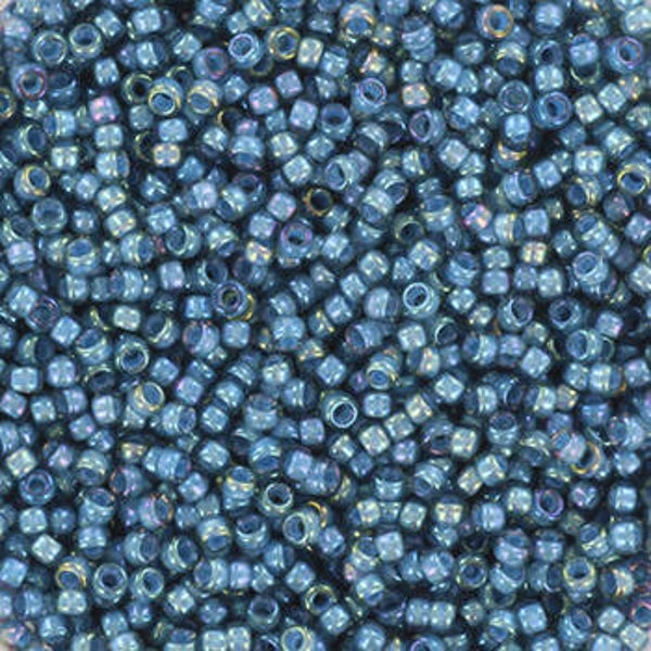 Miyuki 15-2256 Fancy lined teal