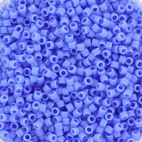 Miyuki delica’s 11/0 opaque matte periwinkle DB-760