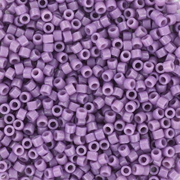 Miyuki delica’s 11/0 duracoat opaque dyed dark orchid KR-MIDE11-2139