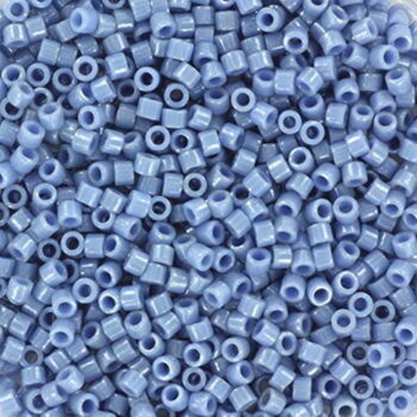 Miyuki delica’s 11/0 opaque luster denim blue DB-266