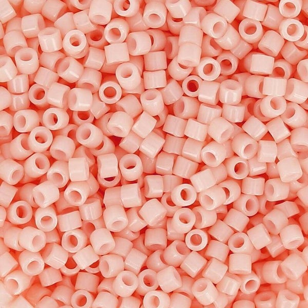 Miyuki Delica’s 11/0 Opaque light salmon DB-1493