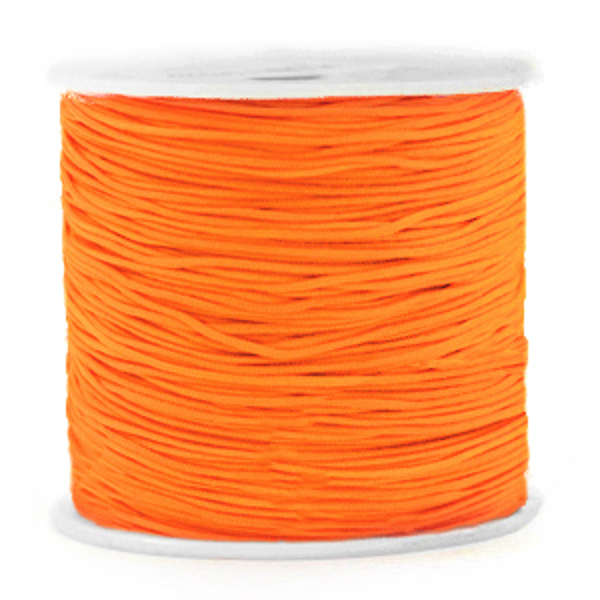 Macramé draad 0,8mm Neon Oranje