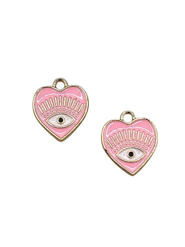 Bedel/hanger Heart lucky eye