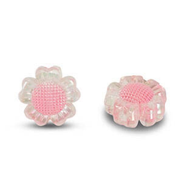 Acryl kralen flower Transparent light pink