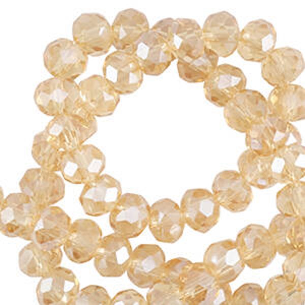 Facet kralen 3x2mm Marigold yellow