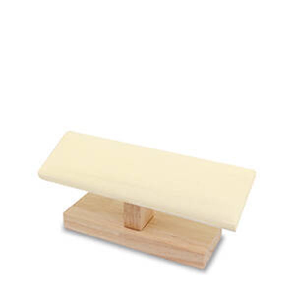 Armbanden display plat klein naturel beige