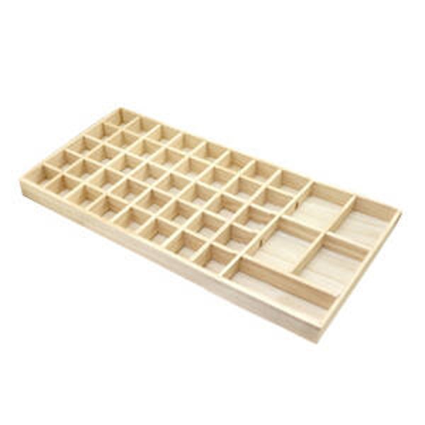 Sierraden display 50 vakken hout