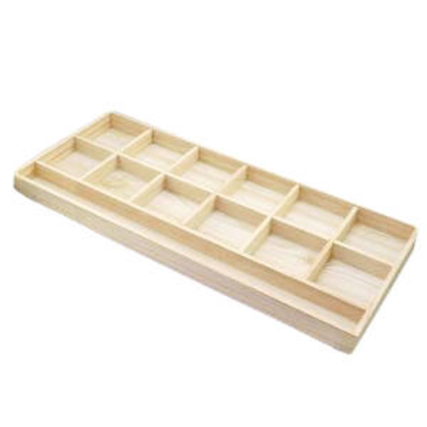 Sierraden display 13 vakken hout