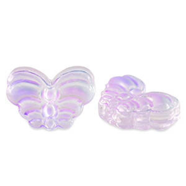 Acryl kralen butterfly purple