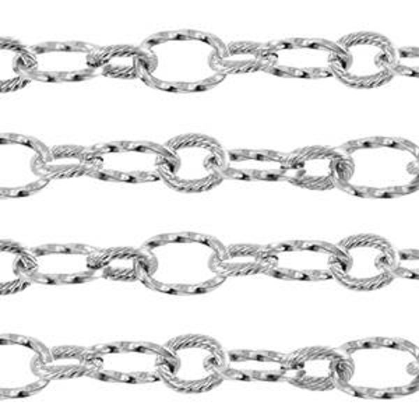 Stainless steel jasseron 7mm anker zilver