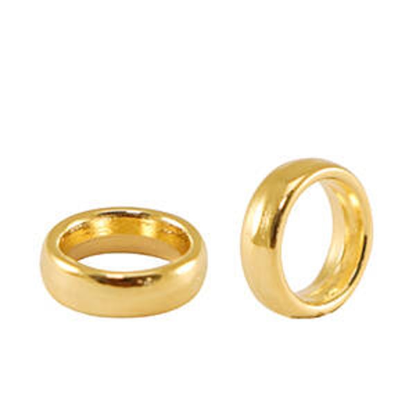 DQ onderdelen ring 8mm goud