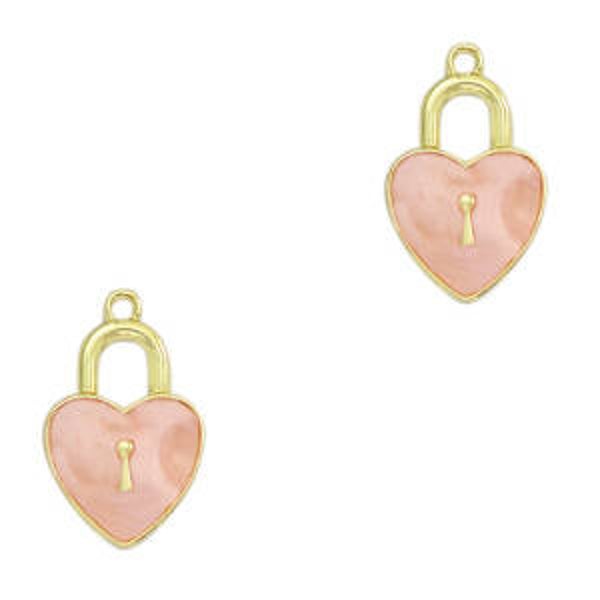 Hanger Resin lock Heart
