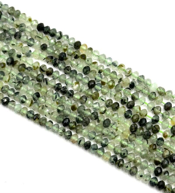 Natuursteen facet ovaal 3x4mm Prehniet