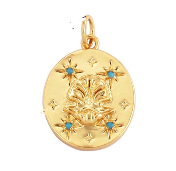 Zirkonia bedel coin Goud