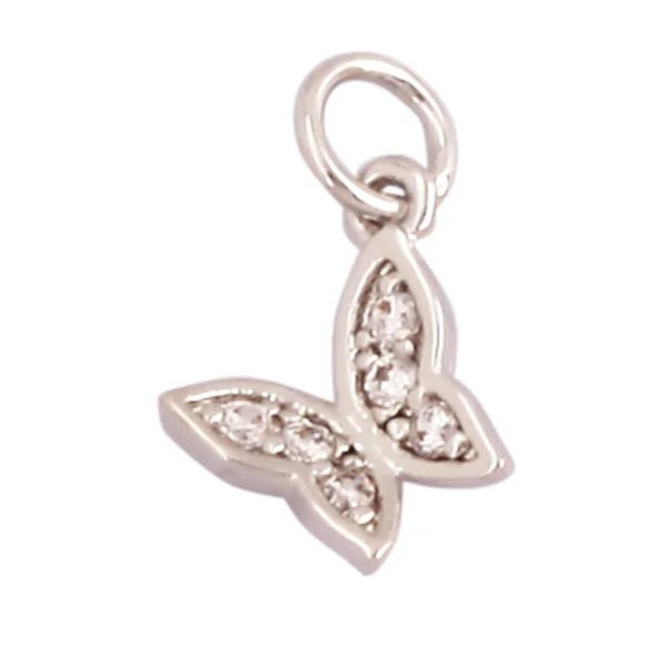 Zirkonia vlinder zilver